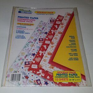 NEW Memories Forever Holiday 10 Scrapbook Pages 8.5x11 Easter Valentine Fall VTG